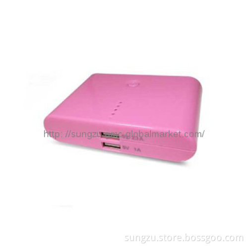 2014 Dual USB 8000MAH portable charger power bank